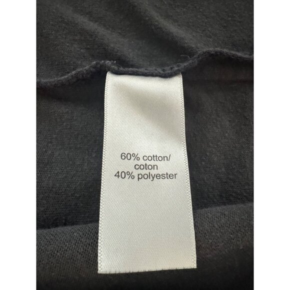 Stayin Alive Floral Skeleton Graphic Tee Gray Crop T-Shirt Soft Knit‎ Size M - Picture 7 of 8